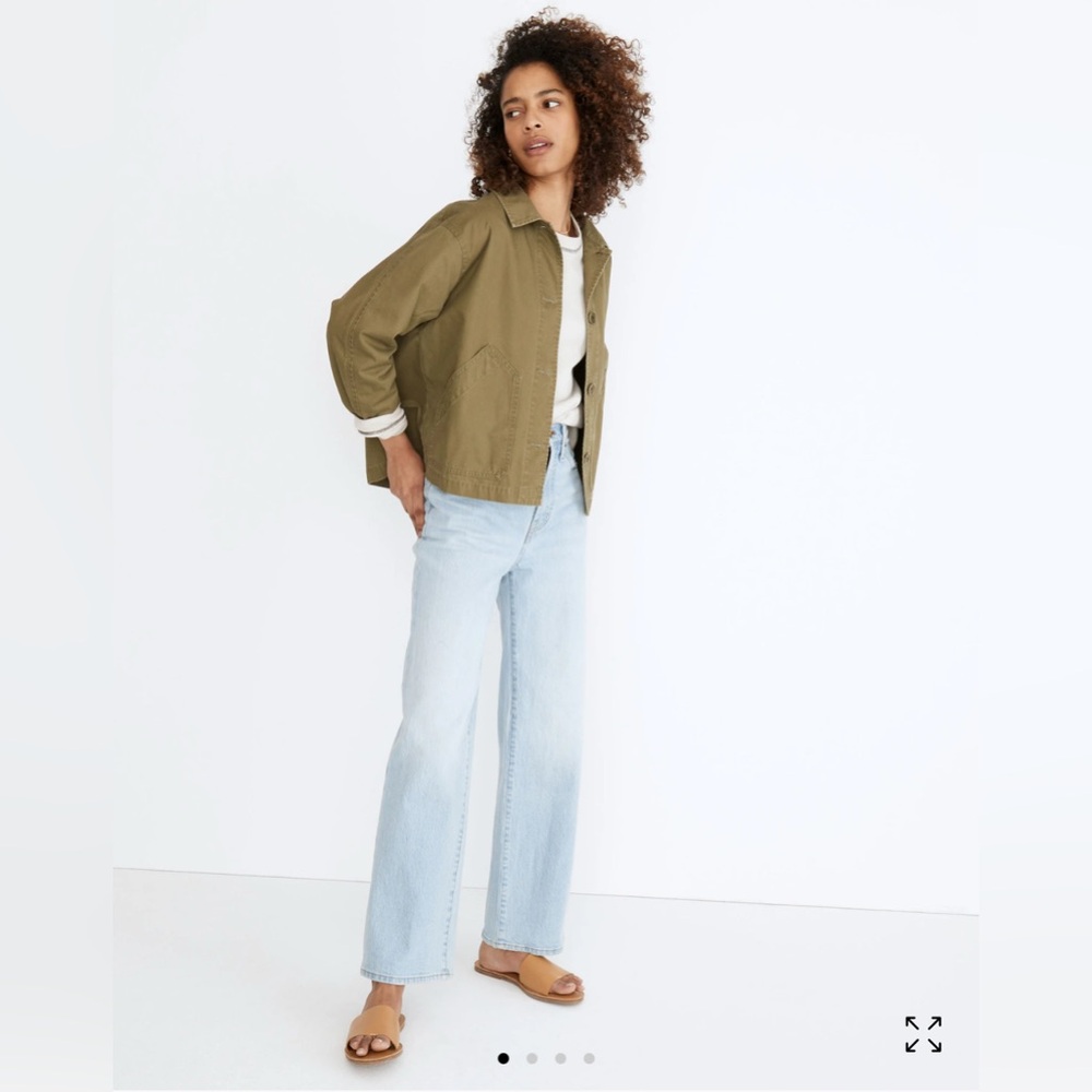 Madewell Baylow Cropped Chore Coat, Size S